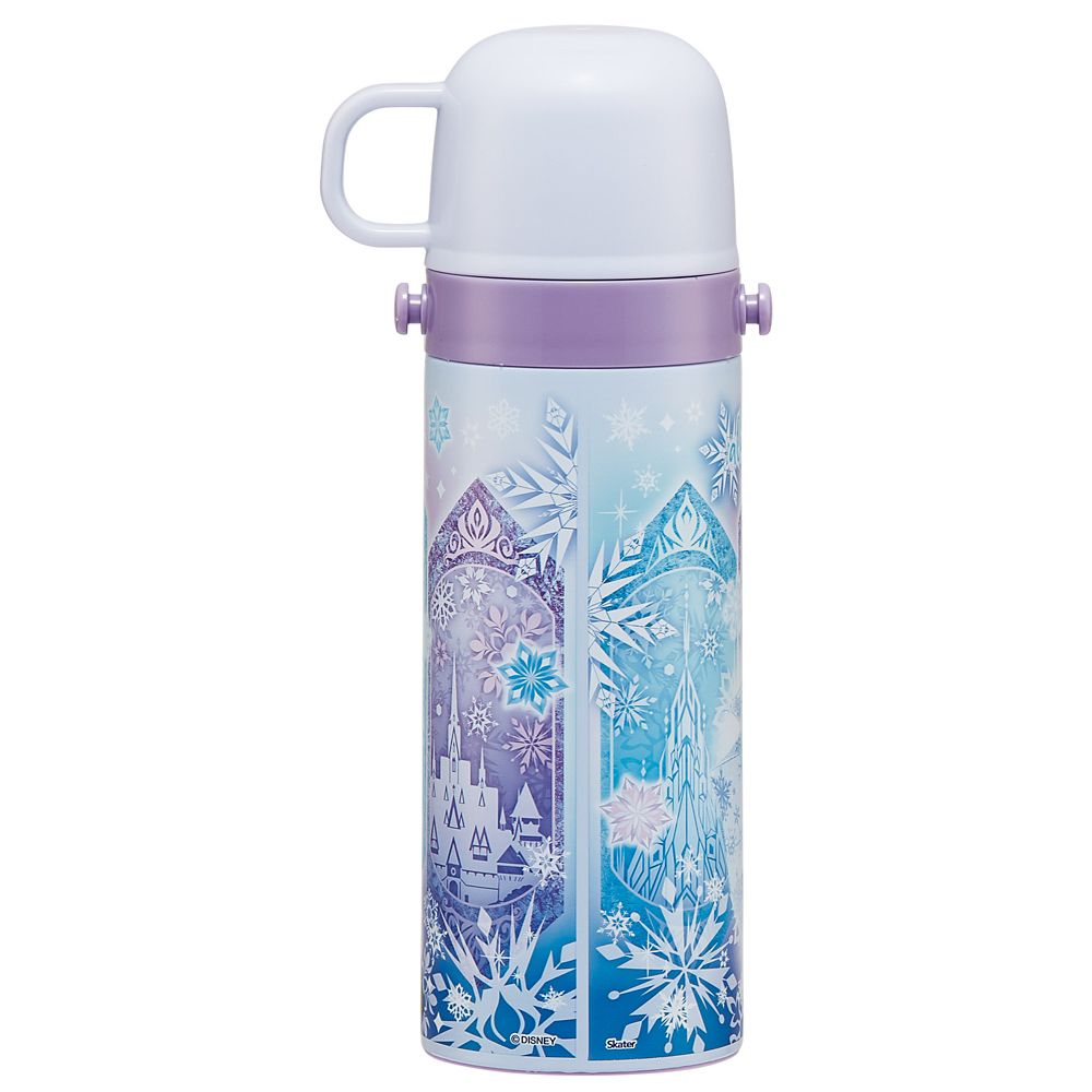 超軽量　直飲みコップ飲み兼用　２ＷＡＹステンレスボトル  アナと雪の女王２５／SKDC4_690358／スケーター