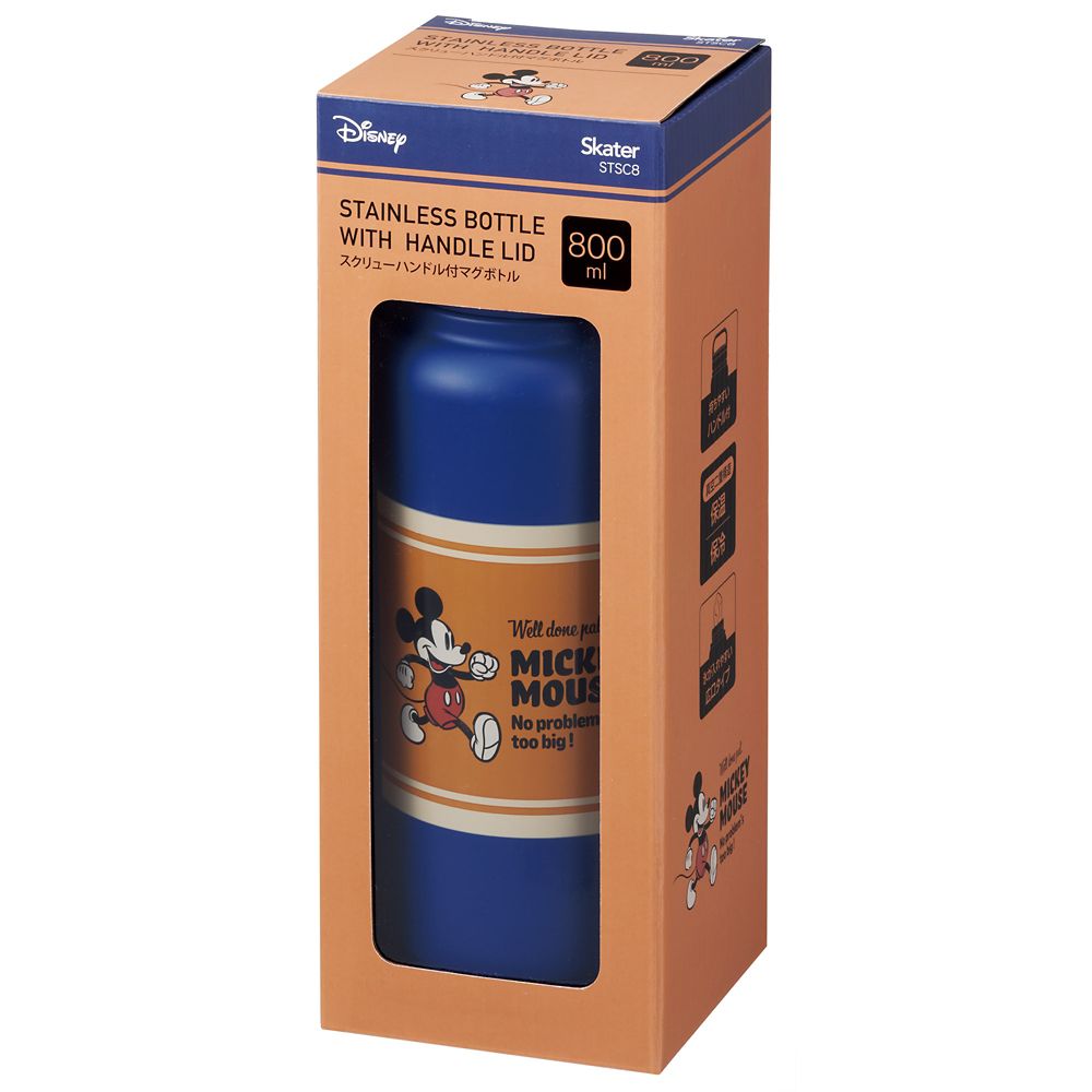 スクリューハンドルマグボトル  ミッキーマウス／STSC8_690426／スケーター