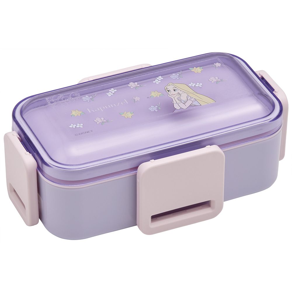 スケーター　抗菌２段ふわっと弁当箱  ラプンツェルフラワー／PFLW4AG_691102