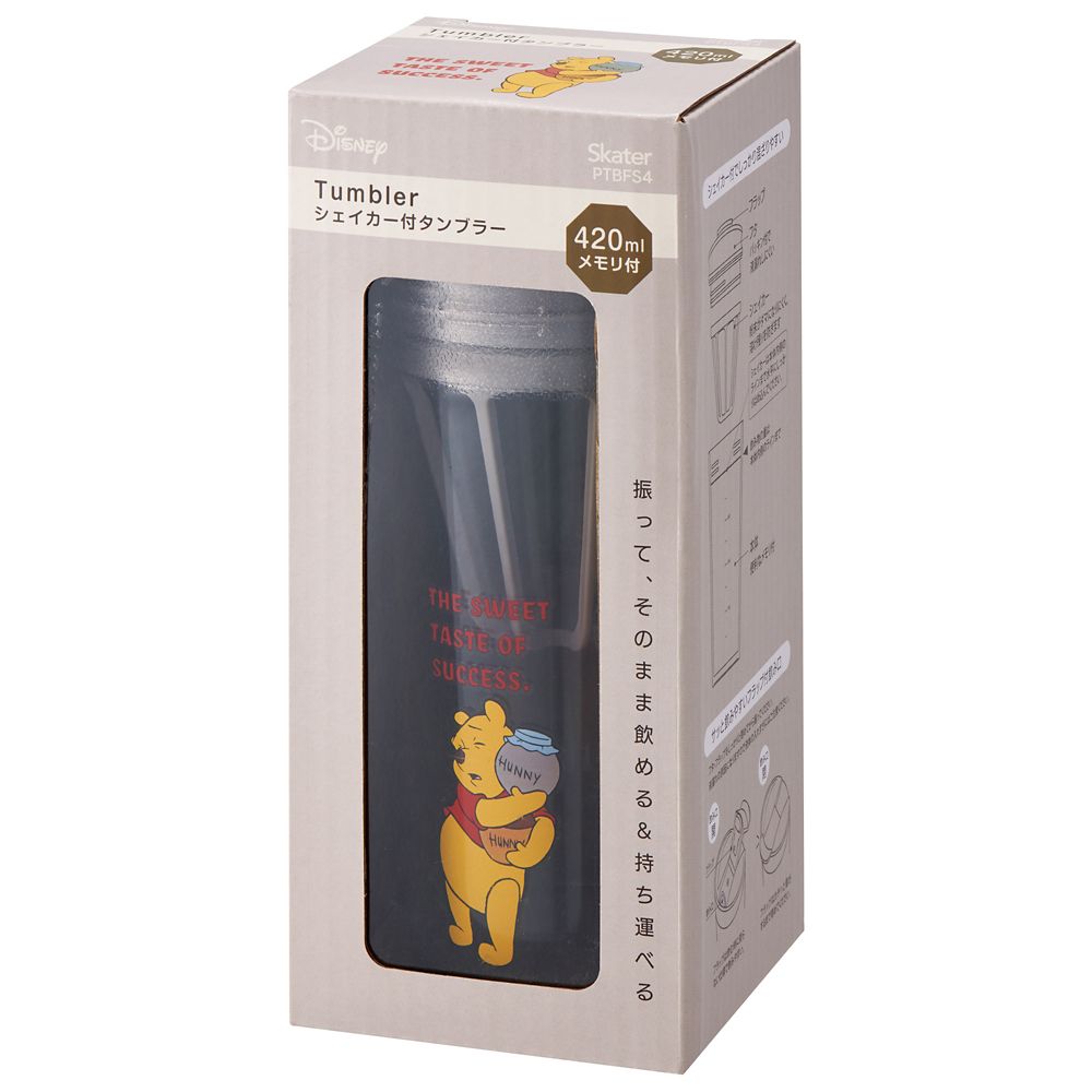シェイカー付タンブラー  くまのプーさん ファニーフェイス／PTBFS4_693793／スケーター