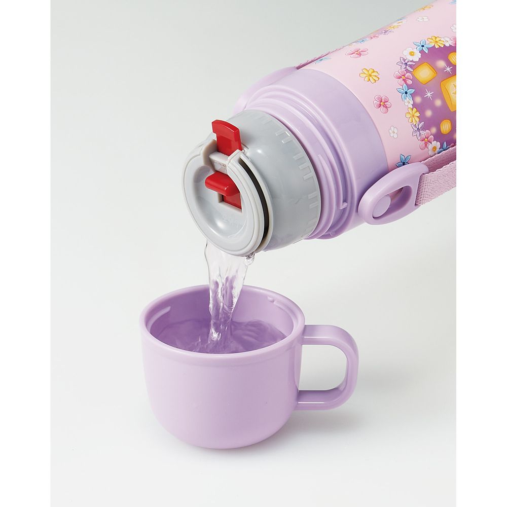 超軽量　直飲みコップ飲み兼用　２ＷＡＹステンレスボトル  ラプンツェル２５／SKDC4_694769／スケーター