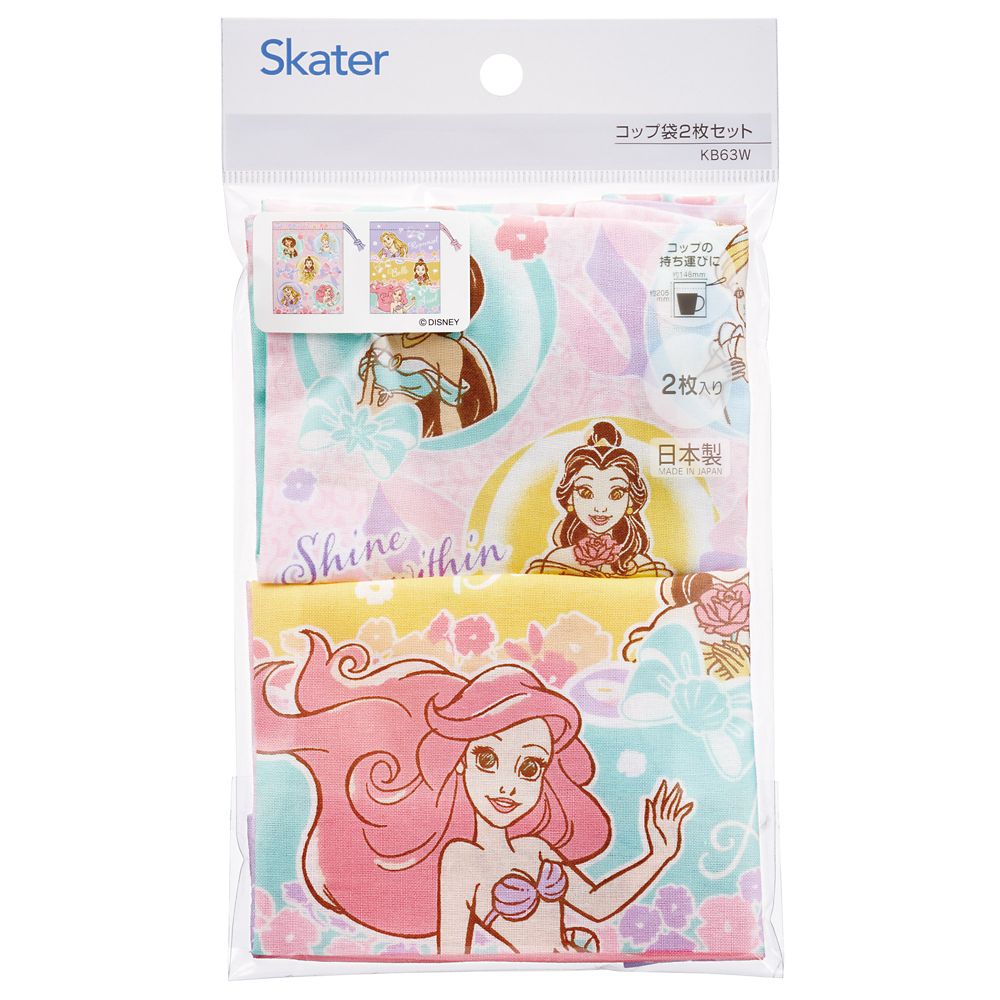 コップ袋（２Ｐ）  プリンセス２５／KB63W_694981／スケーター
