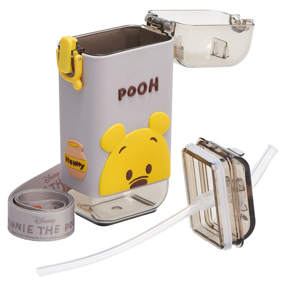 スクエアストローボトル（Ｓ）  くまのプーさん／PSQ3ST_695247／スケーター