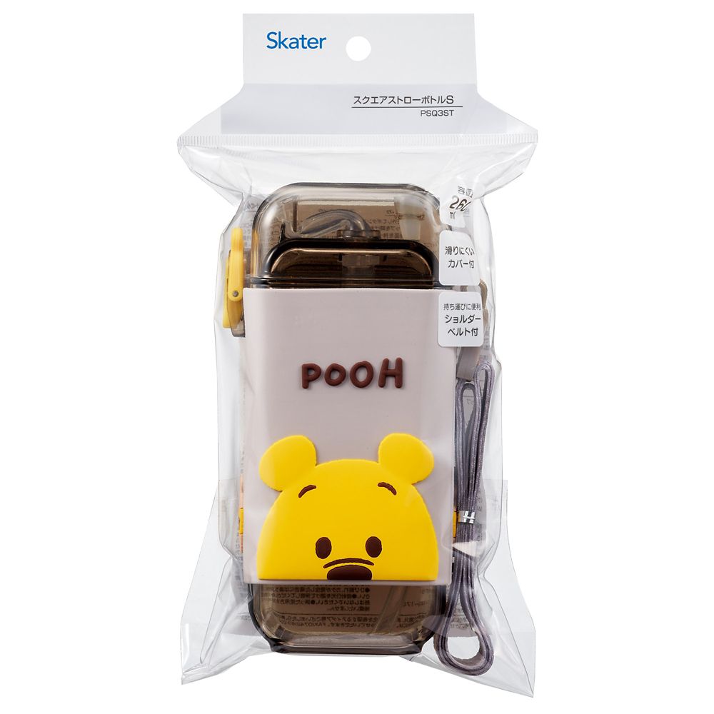 スクエアストローボトル（Ｓ）  くまのプーさん／PSQ3ST_695247／スケーター