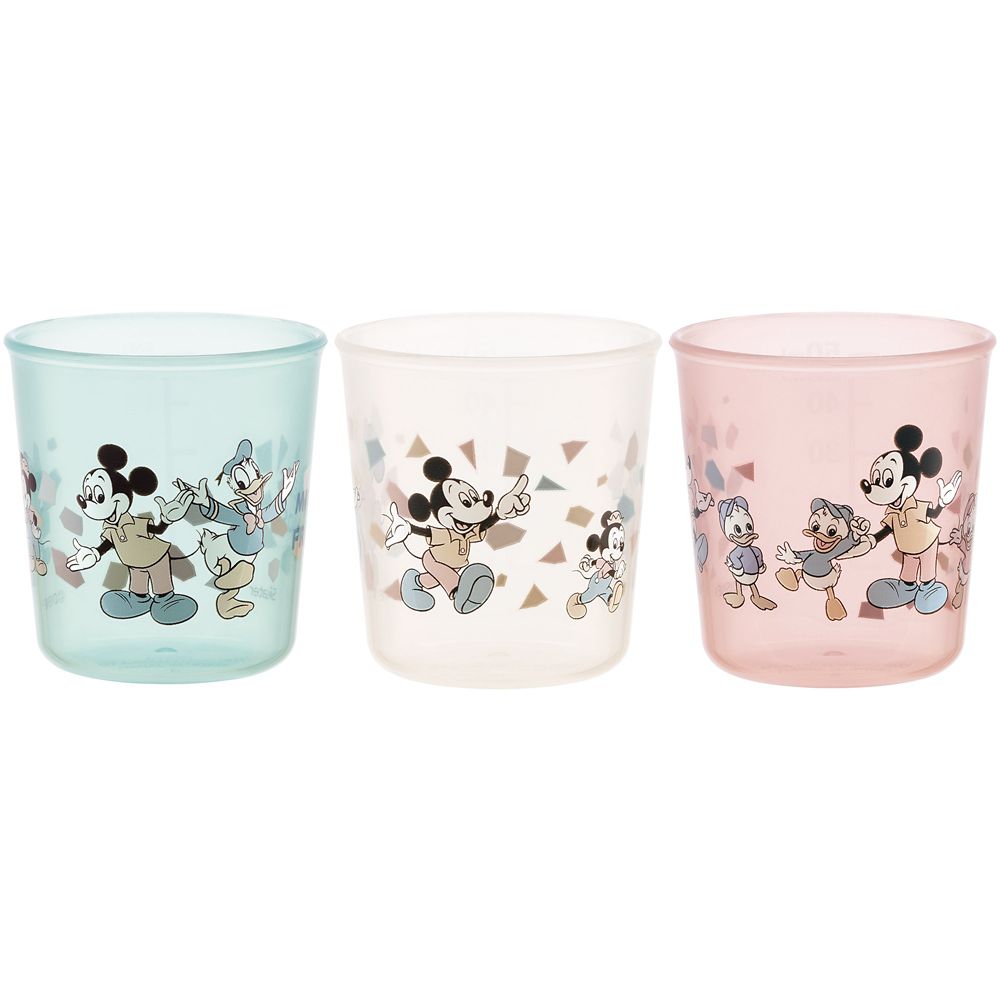 ミニコップ３Ｐ  ミッキー＆フレンズ　レトロ／BCUP1AG_697302／スケーター