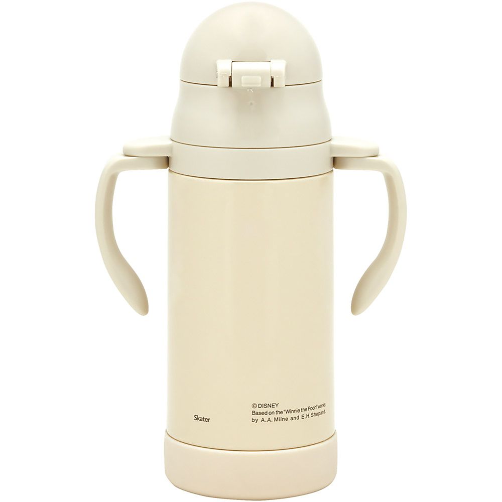 スケーター(Skater) 2WAY 両手ハンドル ストロー付き ステンレス 水筒 350ml ベビーマグ くまのプーさん プー＆ピグレット STWM3N_70599