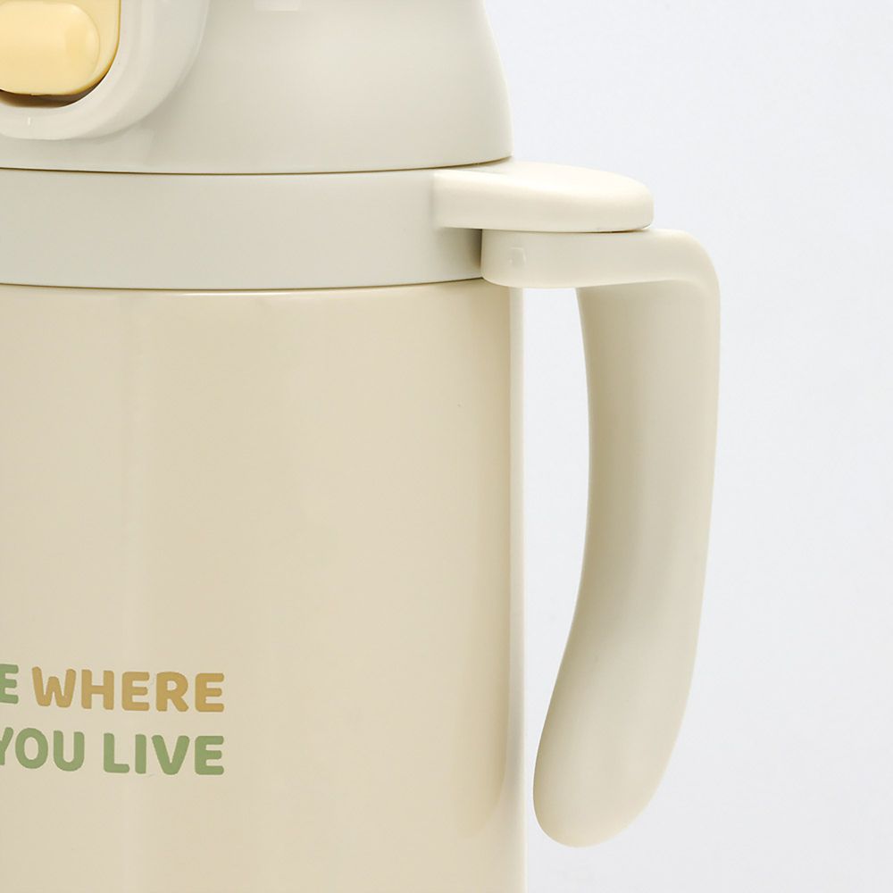 スケーター(Skater) 2WAY 両手ハンドル ストロー付き ステンレス 水筒 350ml ベビーマグ くまのプーさん プー＆ピグレット STWM3N_70599