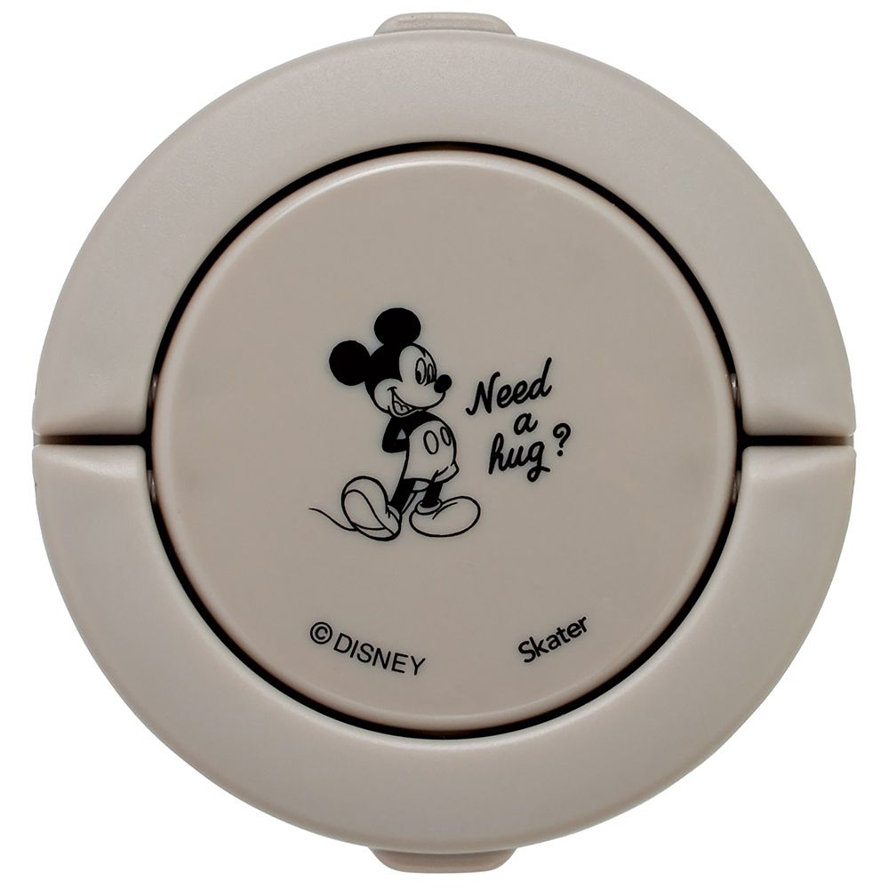 保温 保冷 スープジャー 300ml 折りたたみハンドル付 ミッキーマウス シンプルロゴ スケーター LJFO3_70896