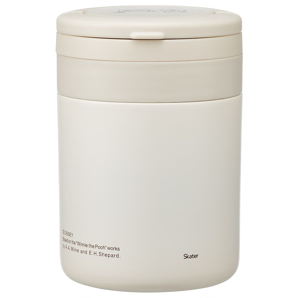 保温 保冷 スープジャー 300ml 折りたたみハンドル付 くまのプーさん シンプルロゴ スケーター LJFO3_70902