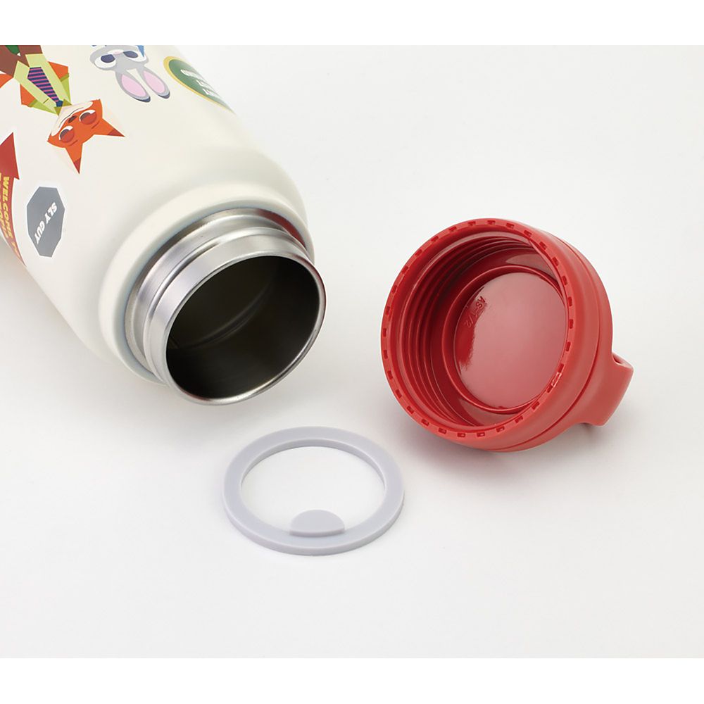 スケーター(Skater) 保温 保冷 ステンレス マグボトル 350ml スクリューハンドル付 ズートピア ワッペン STSC4-70942