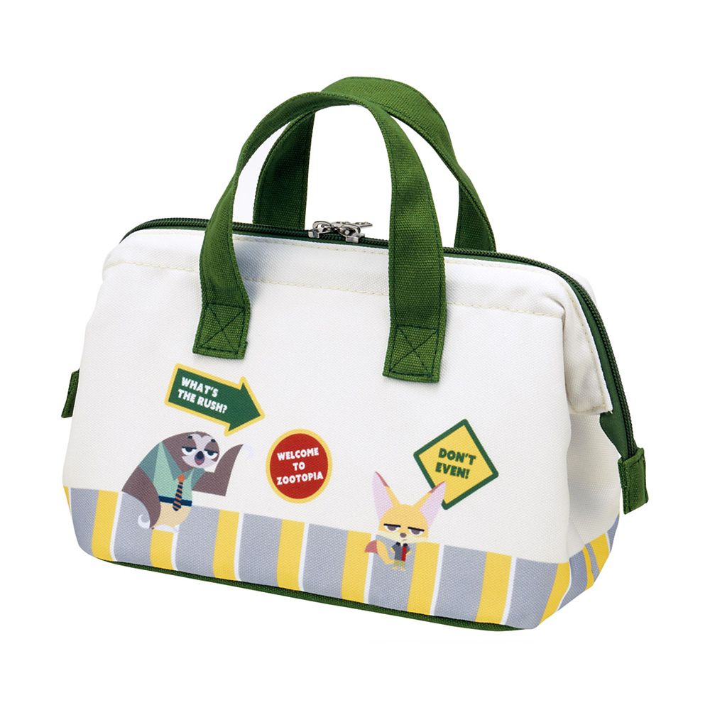 スケーター(Skater) 保冷 がま口 ランチバッグ 帆布地 ディズニー ズートピア ワッペン KGAF1_70943