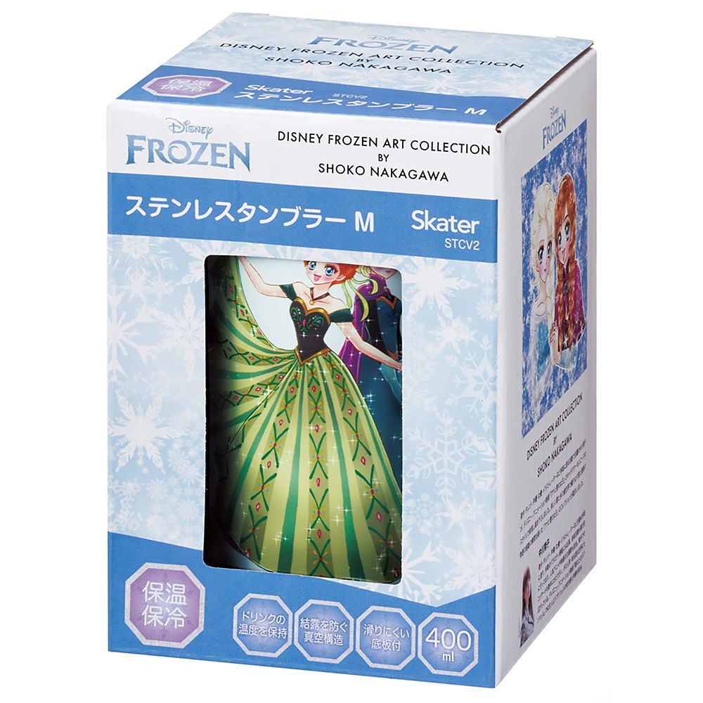 スケーター(Skater) 保温 保冷 コンビニ コーヒー ステンレス タンブラー 400ml M アナと雪の女王&times;中川翔子 女の子 STCV2_70949