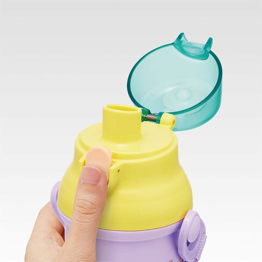 スケーター(Skater) 子供用 プラスチック 水筒 480ml ワンプッシュ開閉 抗菌 子供に優しい 軽量 抗菌加工 日本製 スーパーキティ PSB5SANAG_71174