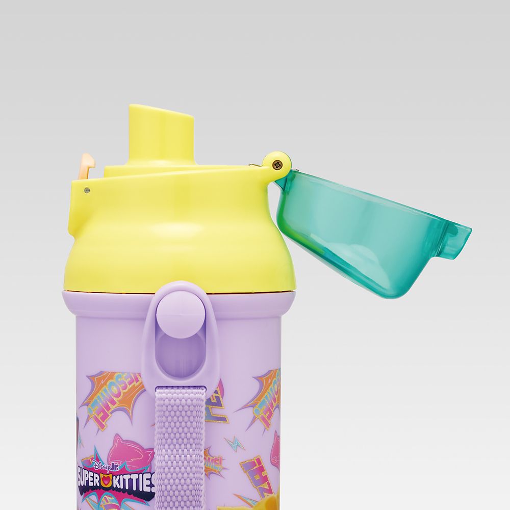 スケーター(Skater) 子供用 プラスチック 水筒 480ml ワンプッシュ開閉 抗菌 子供に優しい 軽量 抗菌加工 日本製 スーパーキティ PSB5SANAG_71174