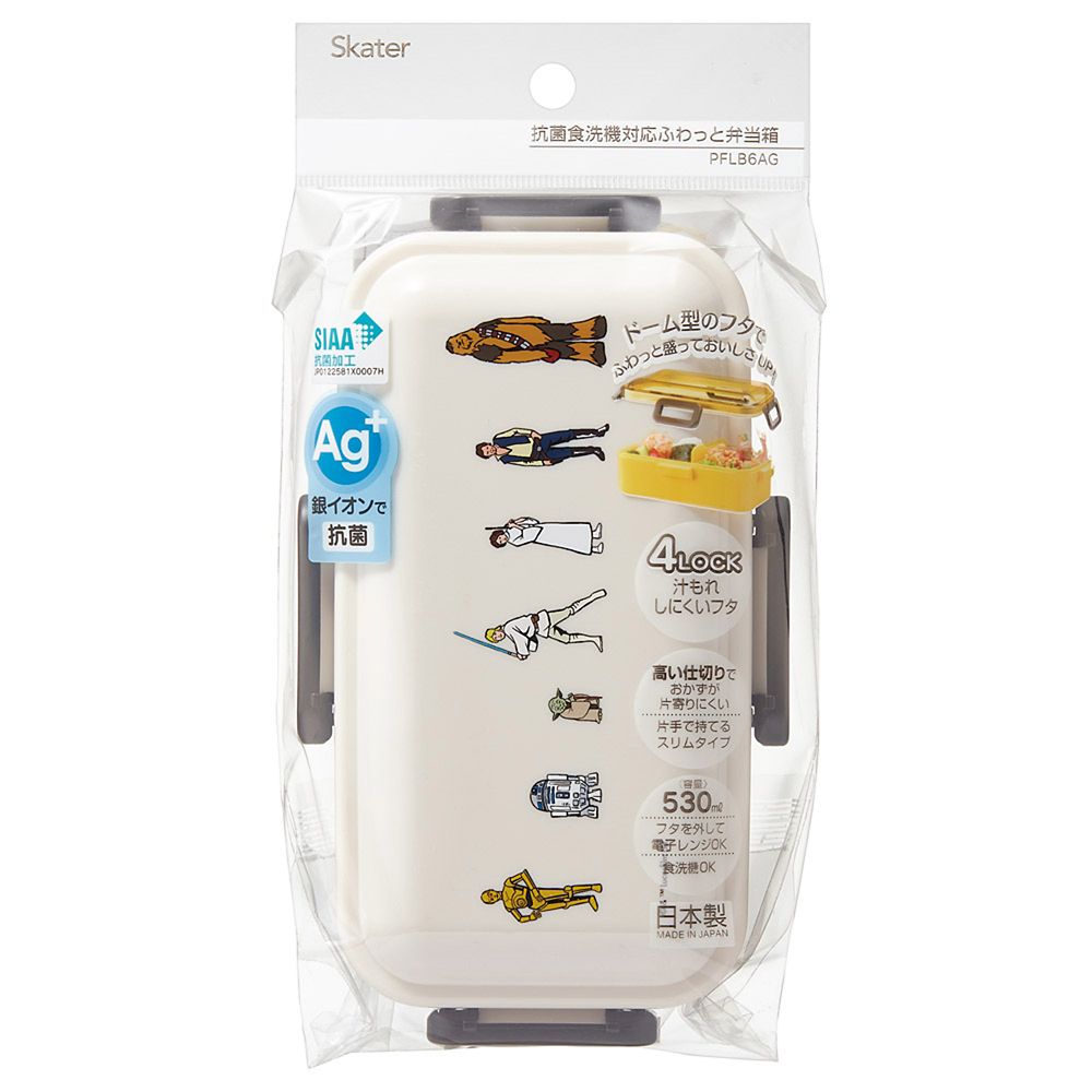 抗菌ふわっと弁当箱  ＳＴＡＲＷＡＲＳ反乱軍／PFLB6AG_711961／スケーター