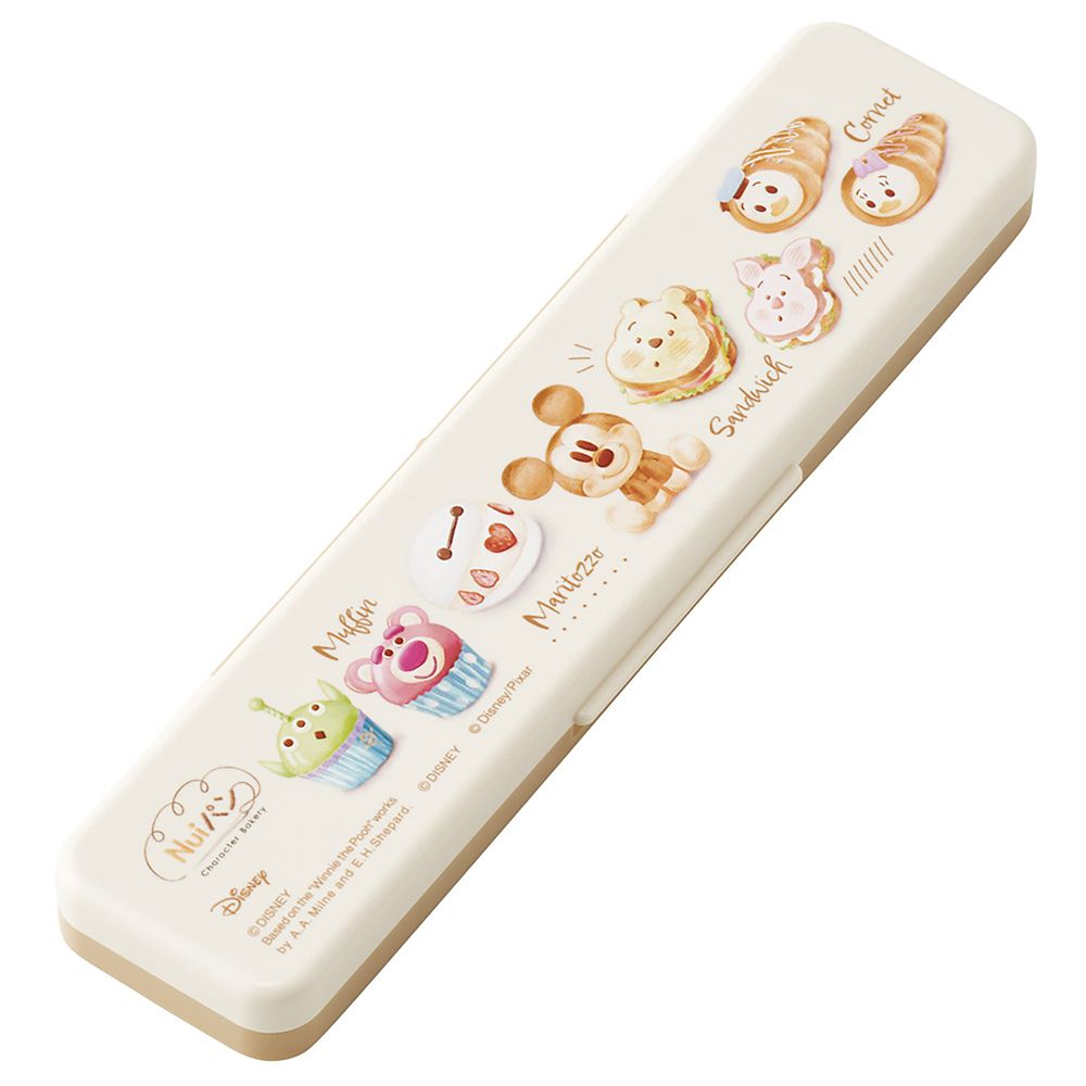 スケーター(Skater) 箸 スプーン セット 弁当 大人用 コンビセット 18cm カチャカチャ鳴らない 日本製 Nuiパン スケーター_CCS3SA_71740