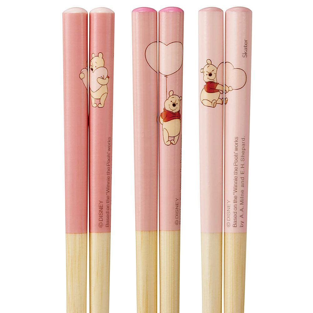 竹箸 箸 16.5cm 3膳組 くまのプーさん HUG&HEART スケーター ANT2T_71850