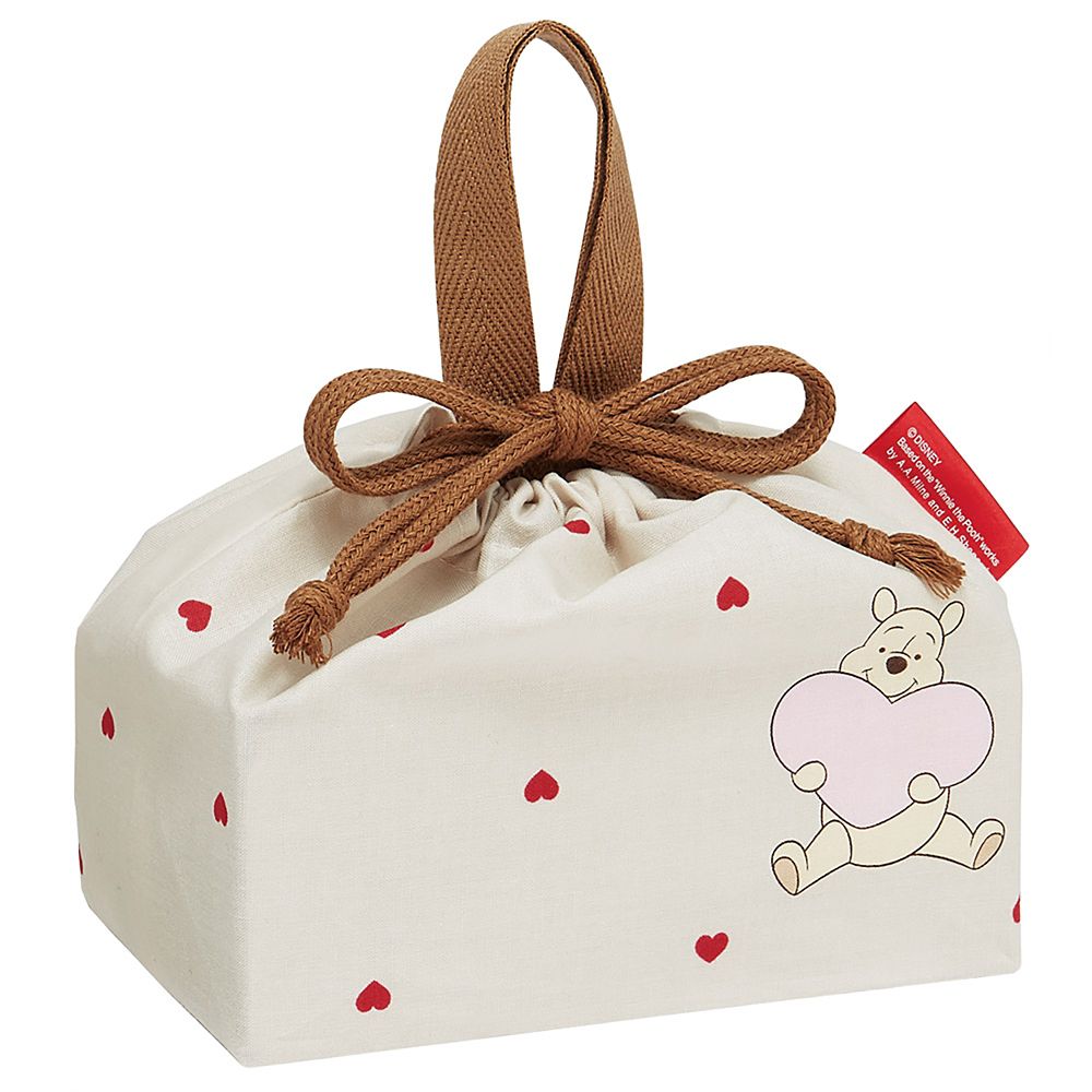 お弁当袋 子供用 巾着 ランチバッグ 日本製 くまのプーさん HUG&HEART スケーター KB7_71856