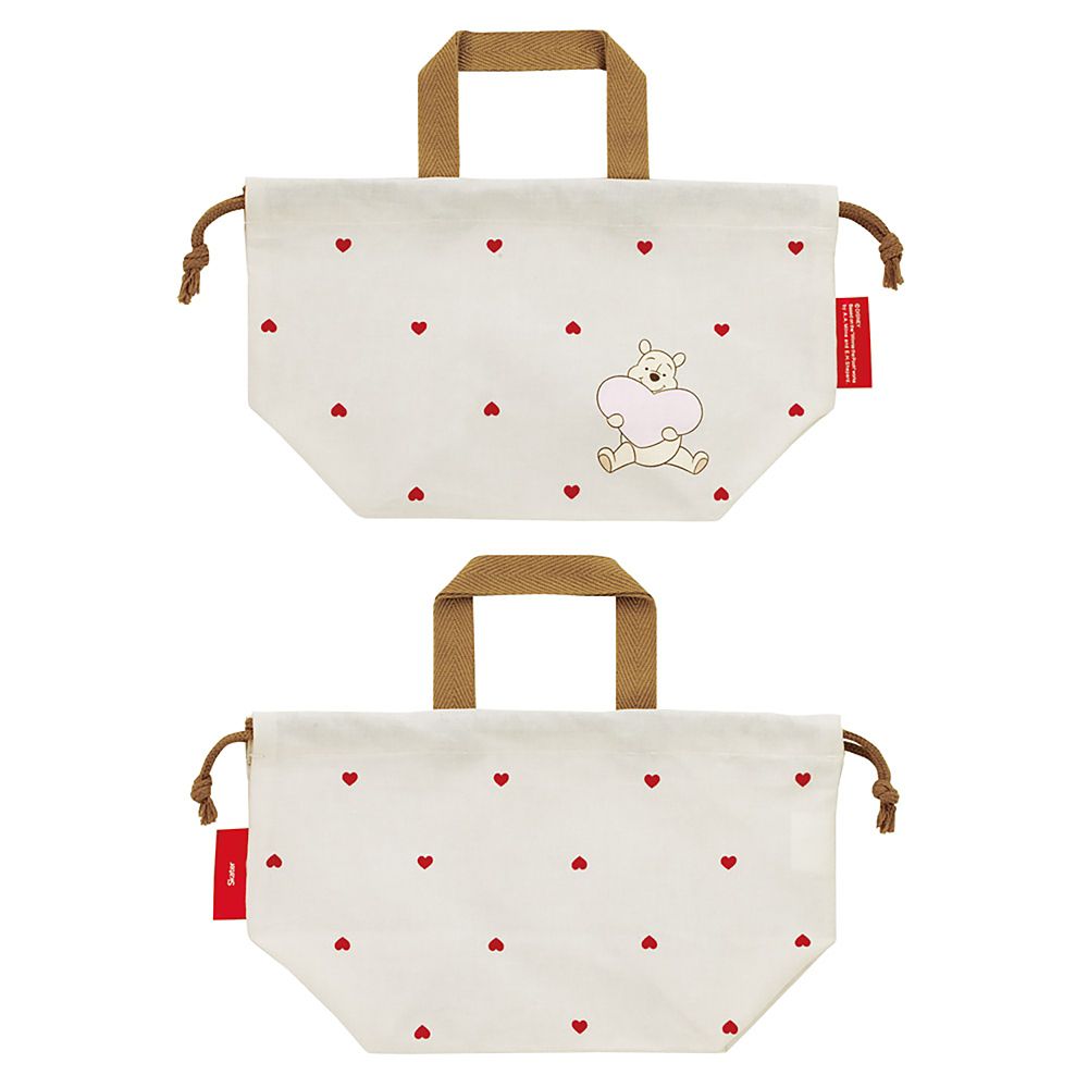 お弁当袋 子供用 巾着 ランチバッグ 日本製 くまのプーさん HUG&HEART スケーター KB7_71856