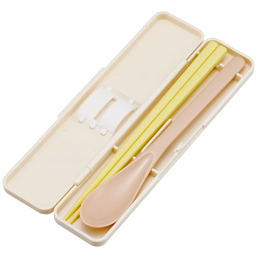 箸 スプーン セット 弁当 大人用 コンビセット 18cm カチャカチャ鳴らない 日本製 くまのプーさん プー＆フレンズ FUNNY FACE スケーター CCS3SA_71864