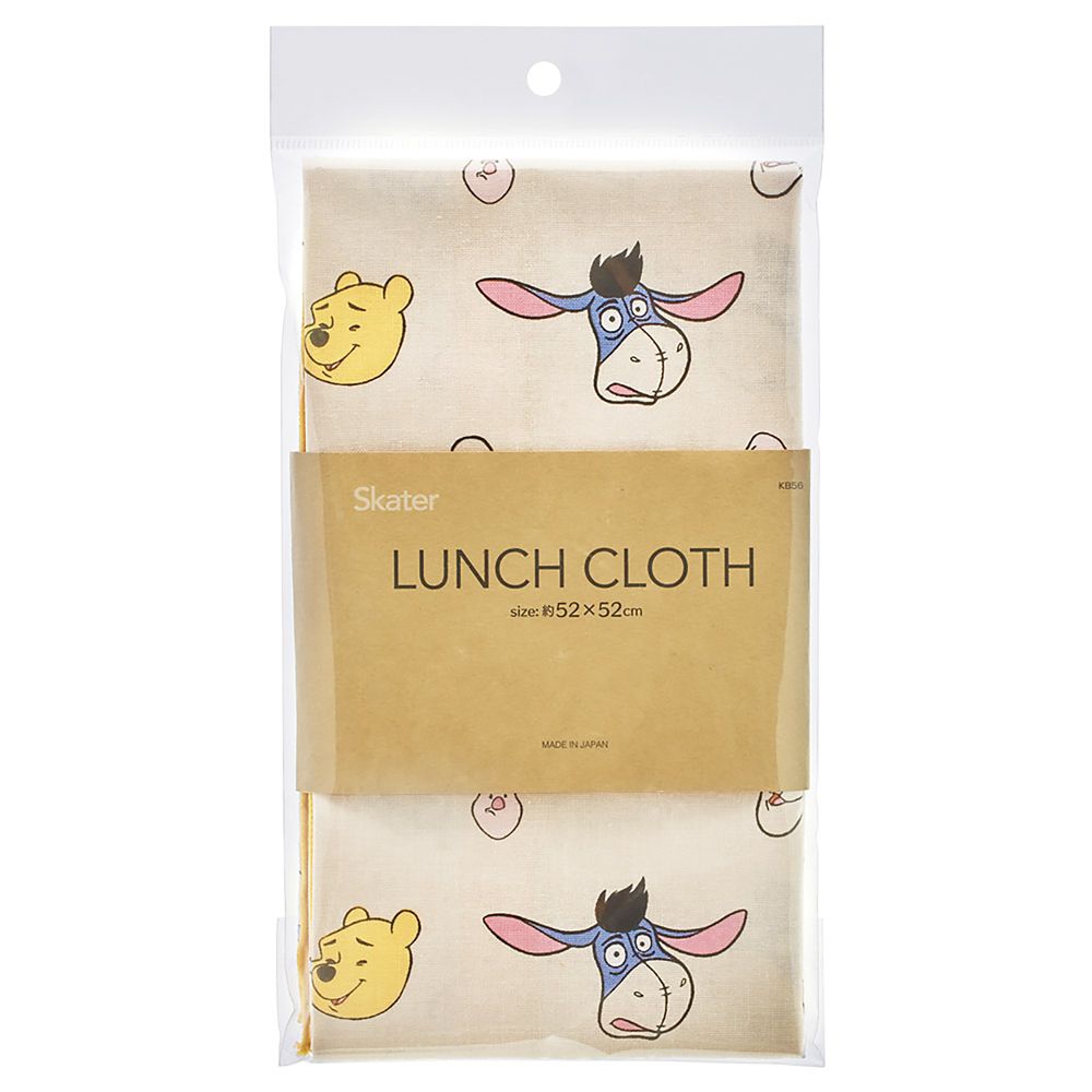 ランチクロス 大判サイズ 52&times;52cm お弁当 日本製 くまのプーさん プー＆フレンズ FUNNY FACE スケーター_KB56_71867