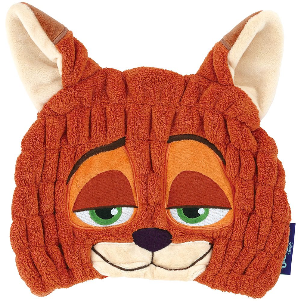 タオルキャップ 吸水速乾 ヘアドライ タオル ズートピア ニック スケーター_TOC11_71995