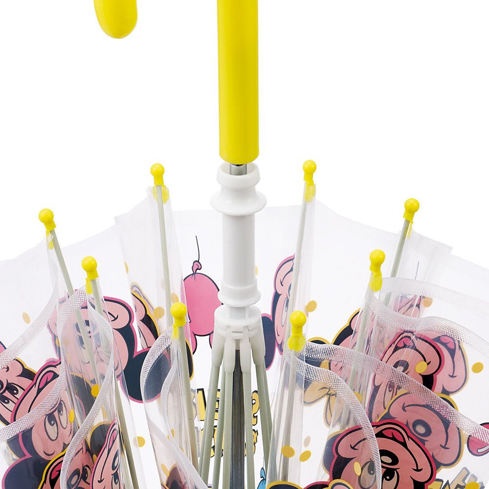 ビニール傘 子供用 45cm ミッキーマウス 3 ミッキー＆フレンズ 男の子 女の子 5~6才 105~115cm 指を挟みにくい手開き式 8本骨 スケーター_UBV45_72000