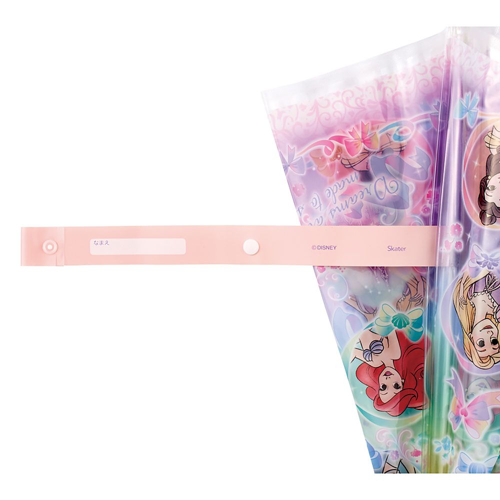 ビニール傘 子供用 45cm ディズニープリンセス 3 女の子 5~6才 105~115cm 指を挟みにくい手開き式 8本骨 スケーター_UBV45_72001