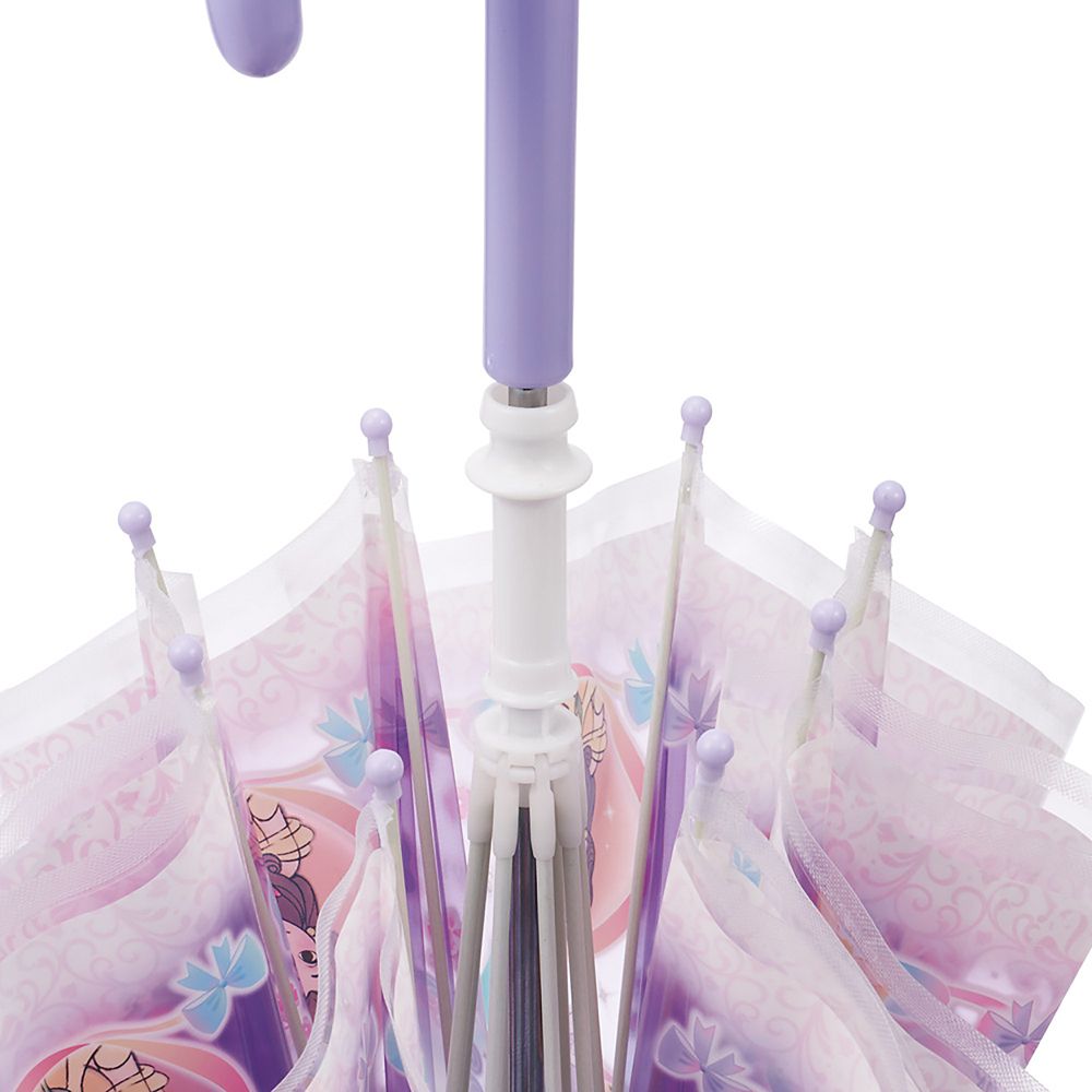 ビニール傘 子供用 45cm ディズニープリンセス 3 女の子 5~6才 105~115cm 指を挟みにくい手開き式 8本骨 スケーター_UBV45_72001