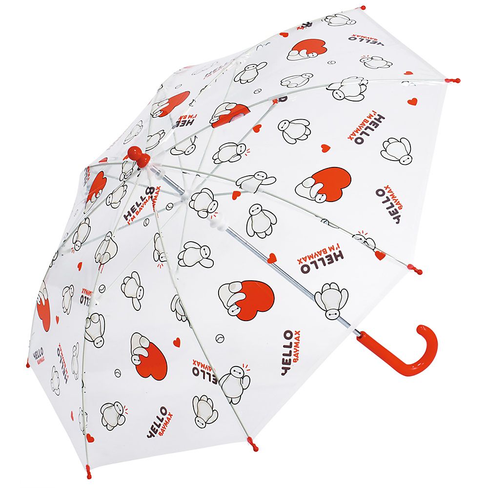 ビニール傘 子供用 45cm ベイマックス 男の子 女の子 5~6才 105~115cm 指を挟みにくい手開き式 8本骨 スケーター_UBV45_72003