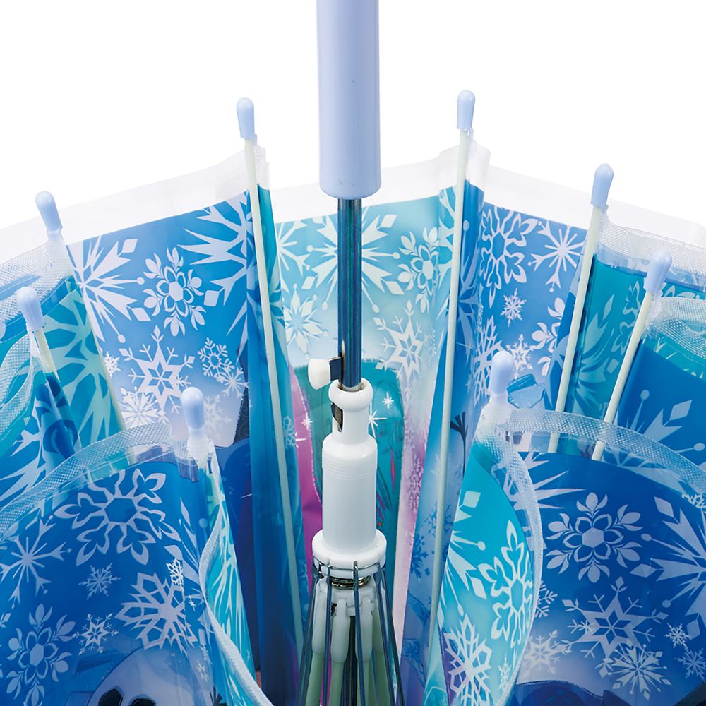 長傘 ビニール傘 子供用 55cm アナと雪の女王 2 女の子 9~10才 125~135㎝ 雨に濡れにくいドーム型 ワンタッチジャンプ式 スケーター_UBVD55_72006