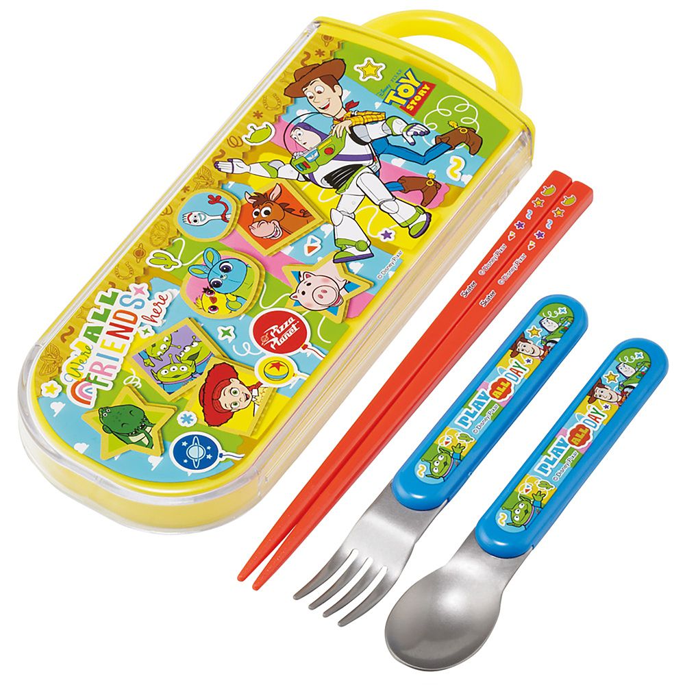 弁当用箸 子供用 トリオセット 箸 スプーン フォーク 16.5cm トイ・ストーリー 26 男の子 女の子 TACC2_72187