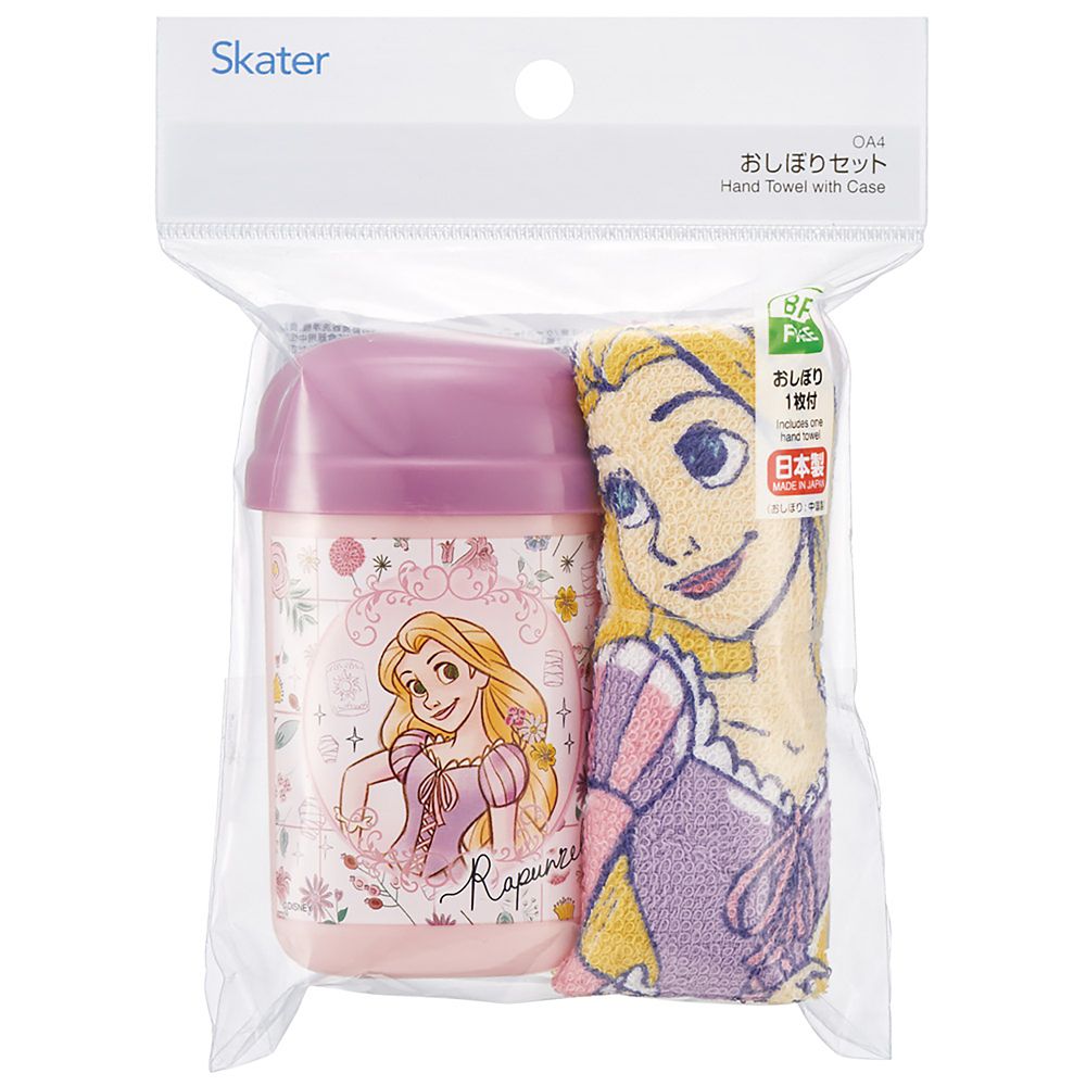 おしぼりセット おしぼり ケース付 日本製 塔の上のラプンツェル 26 女の子 スケーター_OA4_72208