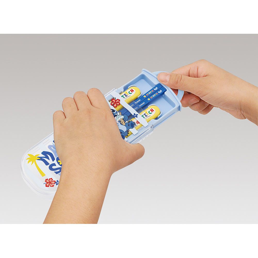弁当用箸 子供用 トリオセット 箸 スプーン フォーク 16.5cm リロ＆スティッチ 26 スケーター 男の子 女の子 TACC2_72212