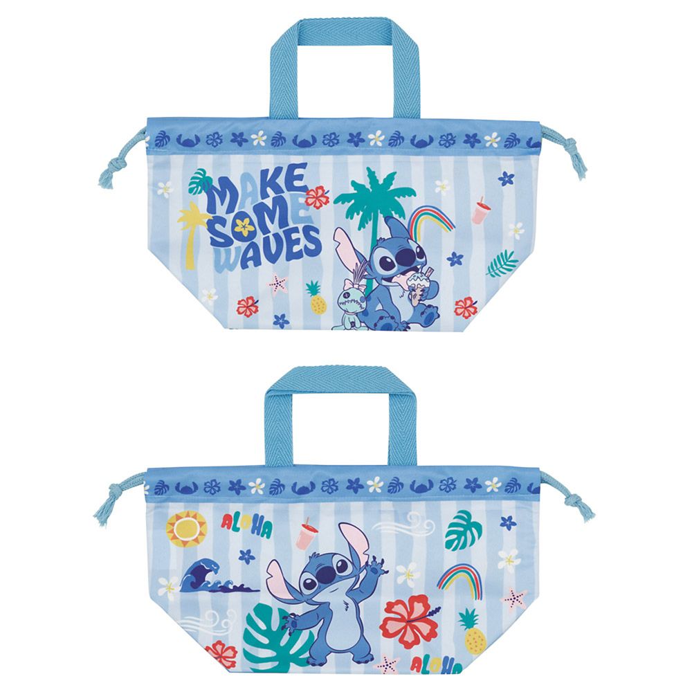 ランチ巾着 お弁当 巾着 袋 子供用 日本製 リロ＆スティッチ 26 男の子 女の子 スケーター_KB7SN_72217