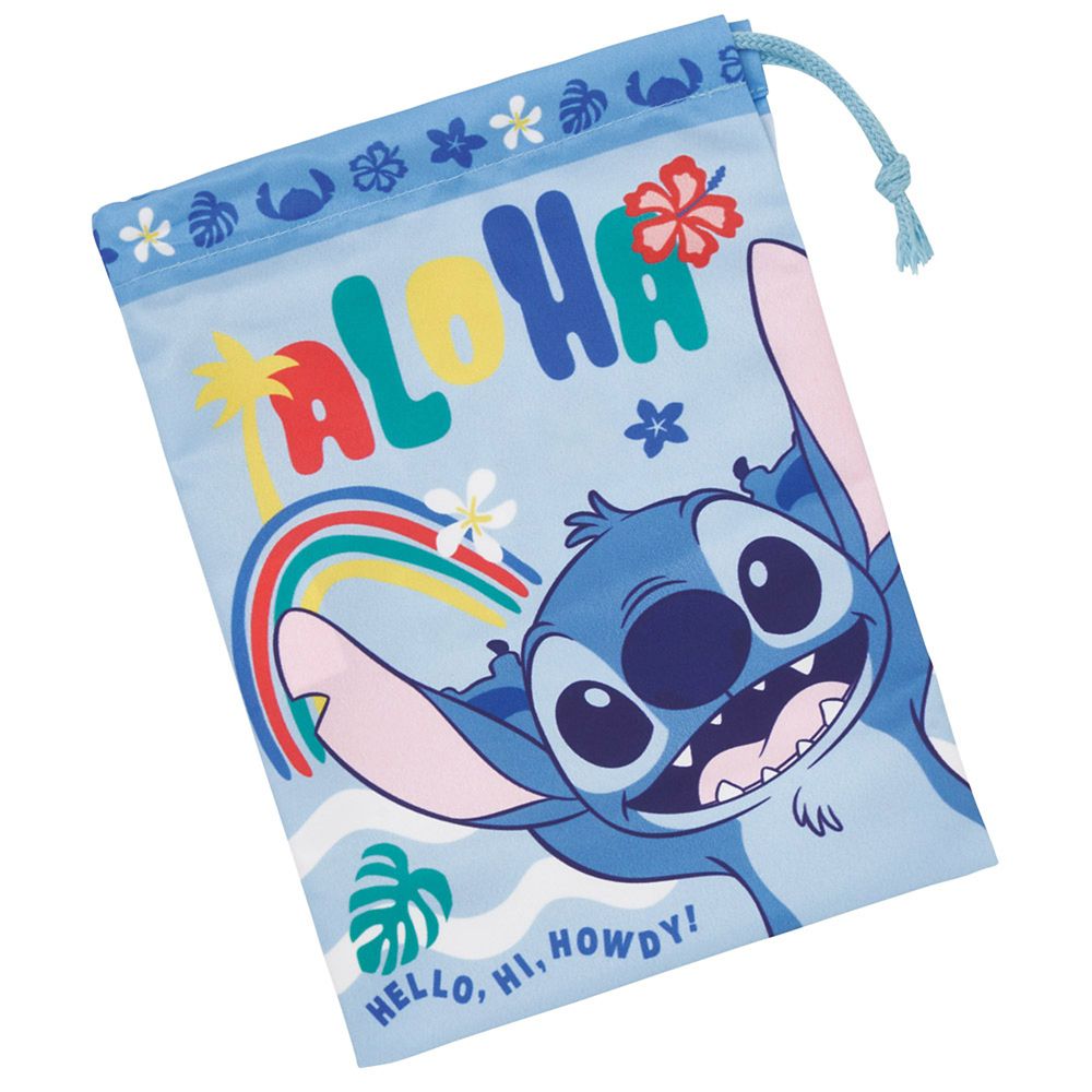 コップ袋 お弁当 巾着 袋 子供用 日本製 リロ＆スティッチ 26 男の子 女の子 スケーター_KB63SN_72218