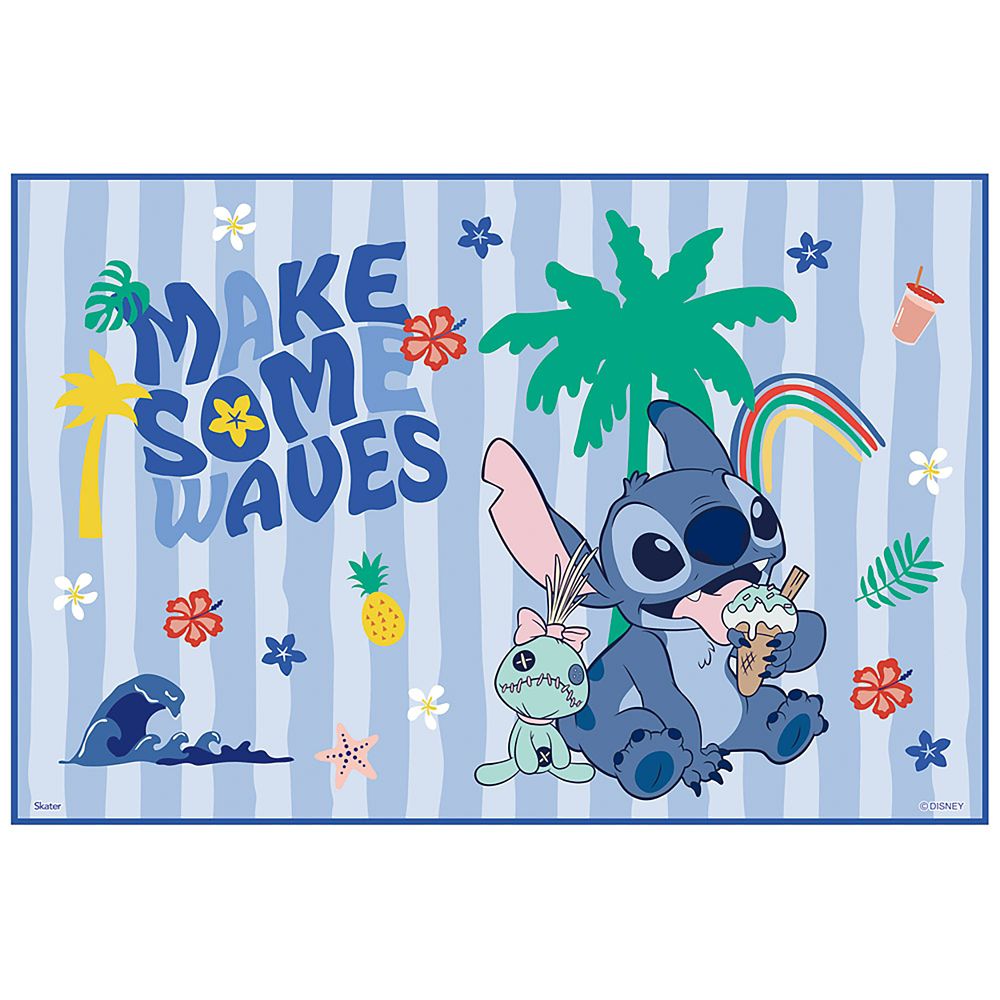 レジャーシート 一人用 Sサイズ 子供用 遠足 60&times;90cm リロ＆スティッチ 26 男の子 女の子 スケーター_VS1_72222