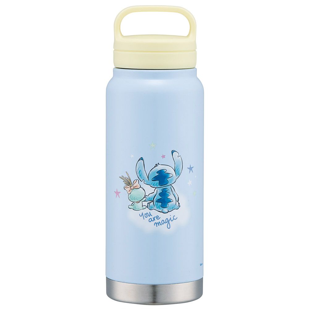 ステンレスマグボトル 500ml 保温 保冷 スクリューハンドル付 リロ＆スティッチ ハグ スケーター_STSC5_72232