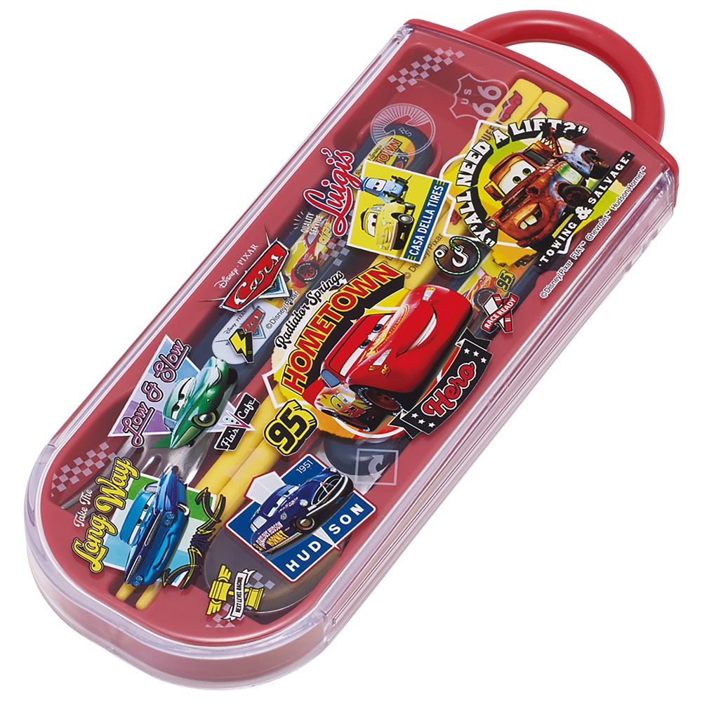 弁当用箸 子供用 トリオセット 箸 スプーン フォーク 16.5cm カーズ 26 男の子 スケーター TACC2_72234