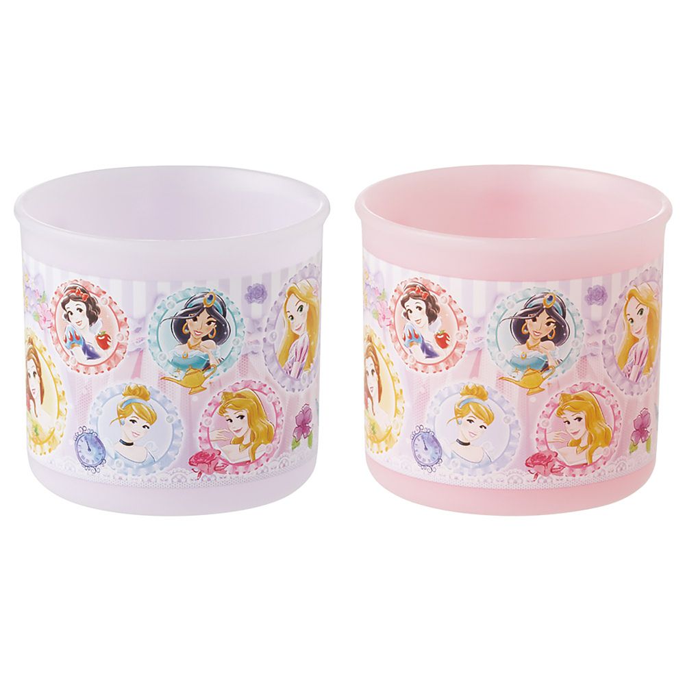 スケーター(Skater) コップ 200ml 子供用 2個 セット プラスチック プラコップ 食洗機対応 日本製 ディズニープリンセス 26 女の子 スケーター_KE5AW_72409