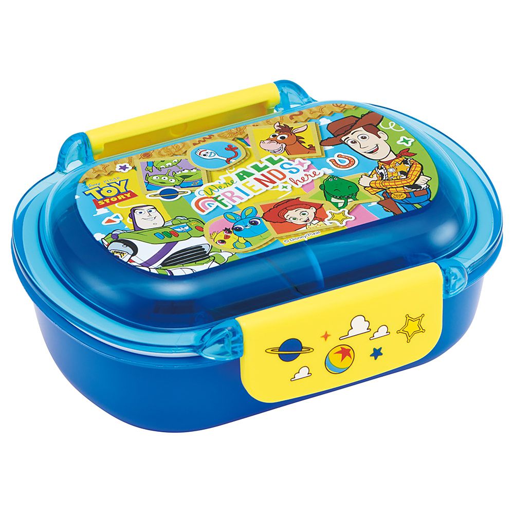 弁当箱 洗いやすい ランチボックス ふわっと盛れるフタ 子供用 360ml レンジ対応 食洗機対応 日本製 トイ・ストーリー 26 スケーター_QTAF2BA_72414