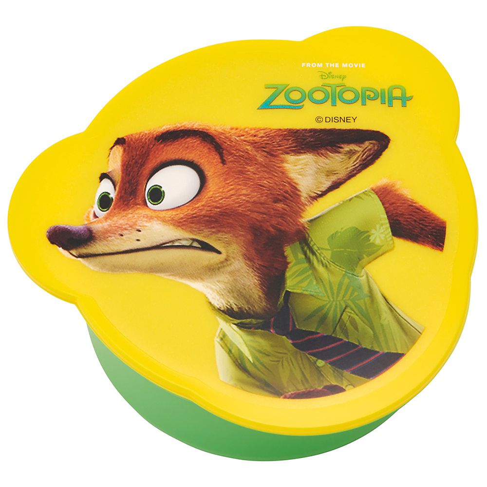 弁当箱 ダイカット ランチボックス シール容器 190ml ズートピア ニック スケーター_DSC1_72544