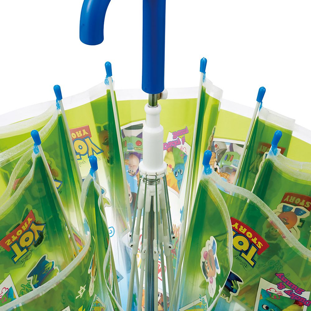 ビニール傘 子供用 55cm トイ・ストーリー 3 男の子 女の子 9~10才 125~135cm ワンタッチジャンプ式 8本骨 ネームタグ付き スケーター_UBV3_72550