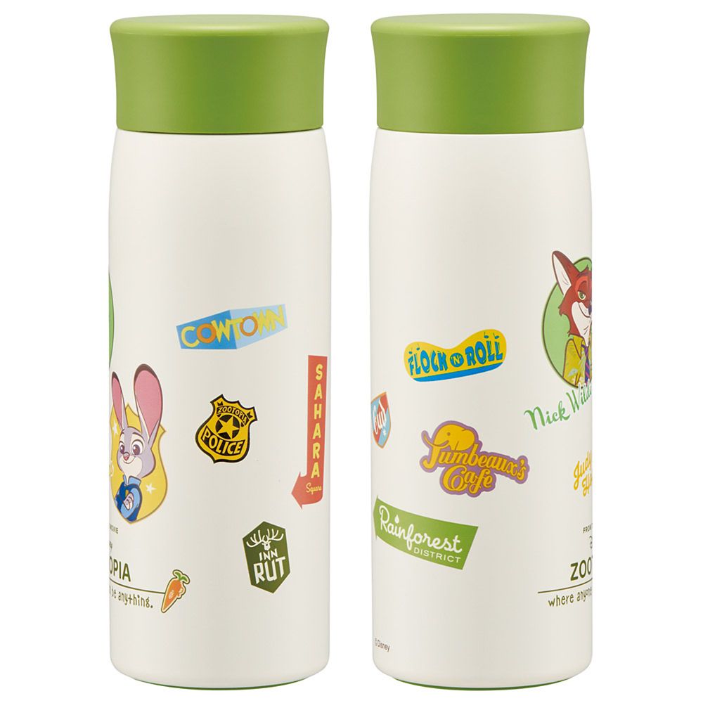 ステンレスボトル マグボトル 保温 保冷 350ml ズートピア ヴィンテージワッペン スケーター_SMH4_72731