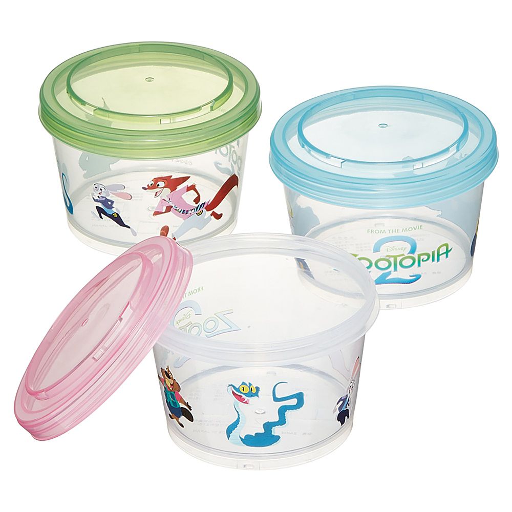 弁当箱 ランチボックス シール容器 保存容器 3個セット ジョイント式 食洗機対応 レンジ対応 日本製 ズートピア2 スケーター SIJ3_72895