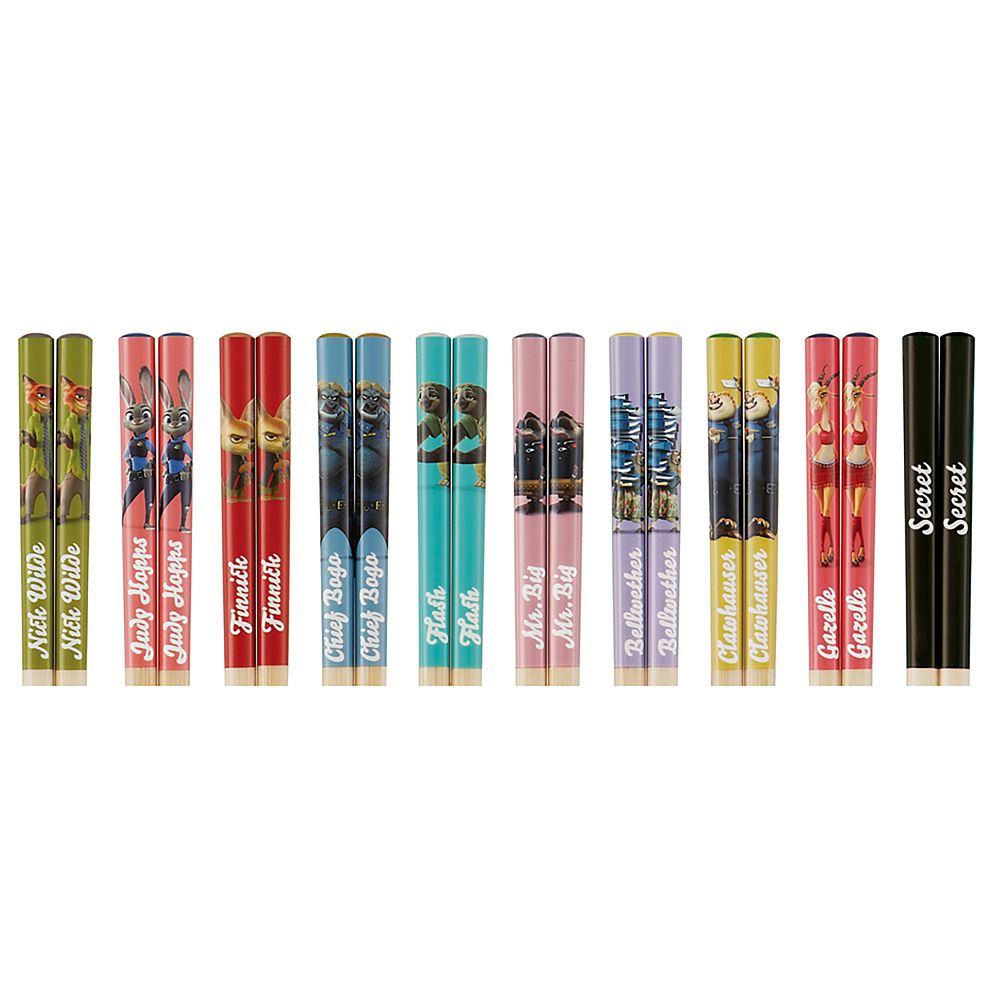 箸 ブラインドボックス 21cm 全10種 1膳入 食洗機対応 すべり止め加工 日本製 ズートピア スケーター_ANT4JB_73437