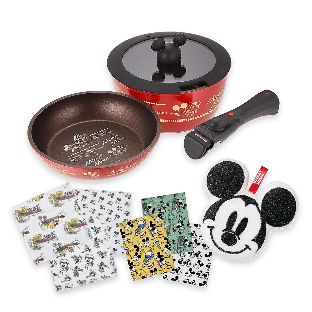 公式 ショップディズニー ミッキー取っ手付きフライパンセット
