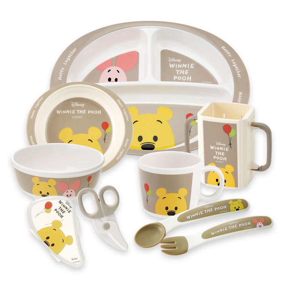 公式 ショップディズニー くまのプーさんプチフレンズ ベビー食器セット