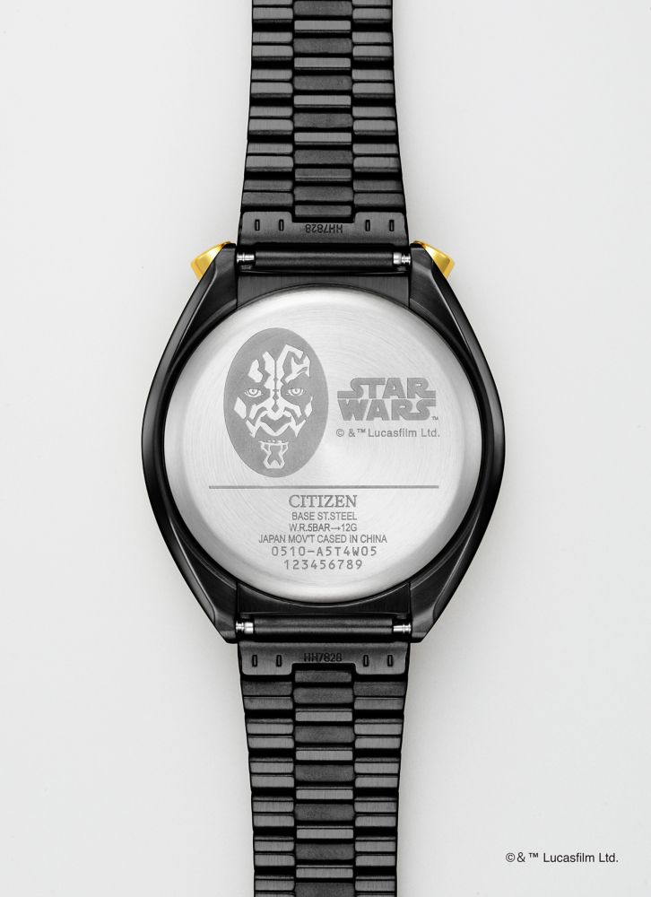 シチズン　ツノクロノ　スターウォーズ　ダース・モール　AN3668-55W