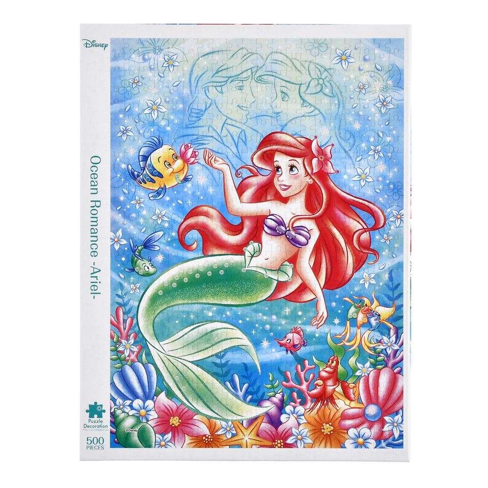 公式 ショップディズニー アリエル フランダー セバスチャン パズルデコレーション 500ピース Ocean Romance Ariel